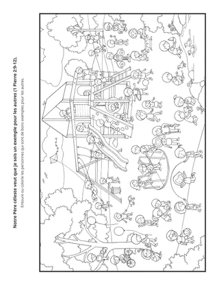 page des activités : je montrerai le bon exemple
