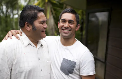 father with young adult son