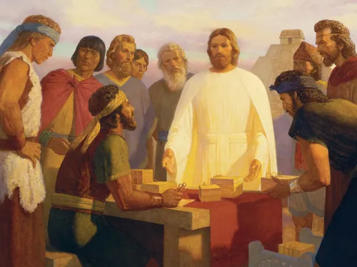 Jezi ki ap li anal Nefit yo avèk Nefi