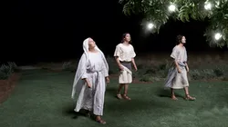 Sariah, Nephi, and Sam partake of the fruit of the tree of life.