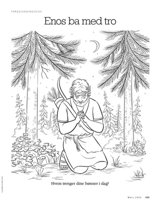 Enos Prayed with Faith