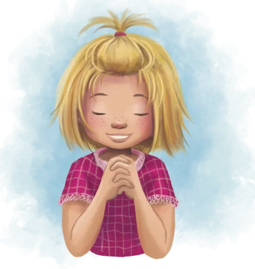 girl praying
