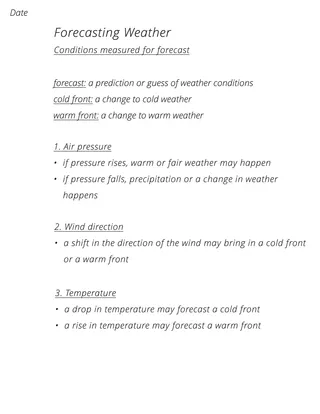 example of science class notes