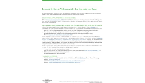 itaba ni lesoni ni veiliutaki