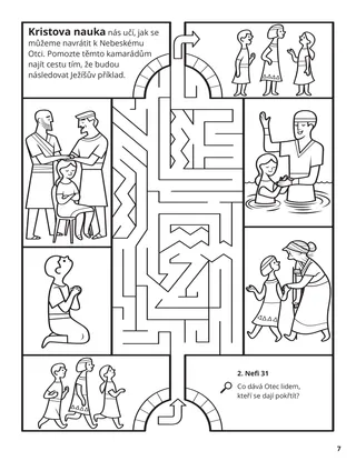 The Doctrine of Christ coloring page