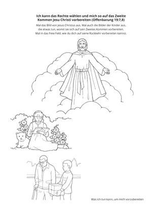 Seite mit der Aktivität: Ich bereite mich auf das Zweite kommen vor