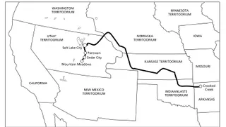 USA lääneosa kaart