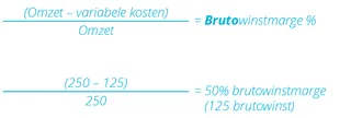 Installatie van kerstverlichting: berekening van brutowinstmarge