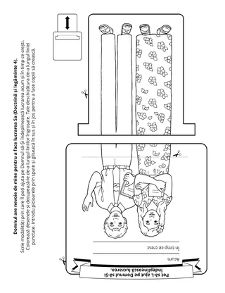 pagină cu activități: Pot ajuta la lucrarea Domnului