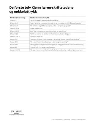 first 12 doctrinal mastery chart