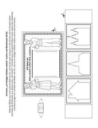 Seite mit der Aktivität für Kinder