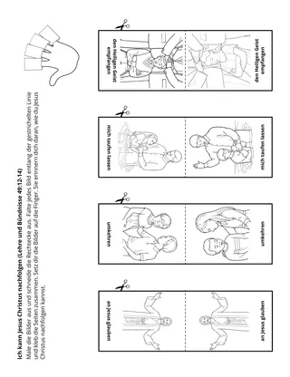Seite mit der Aktivität für Kinder