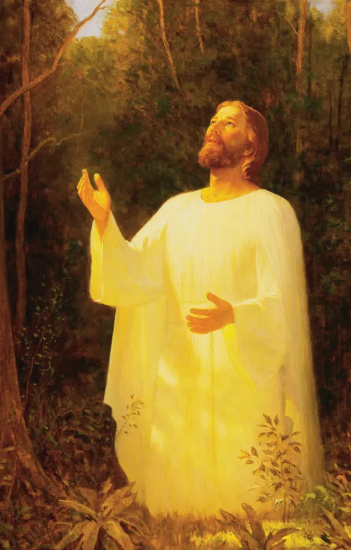 Christ praying