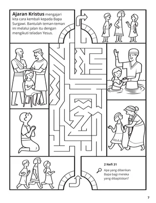 The Doctrine of Christ coloring page