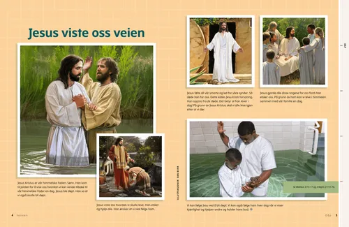 PDF-side av scener fra Jesu Kristi liv