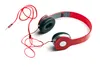 red headphone