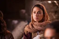 Mary Magdalene listening to Christ speak of our need to “become as little children.”