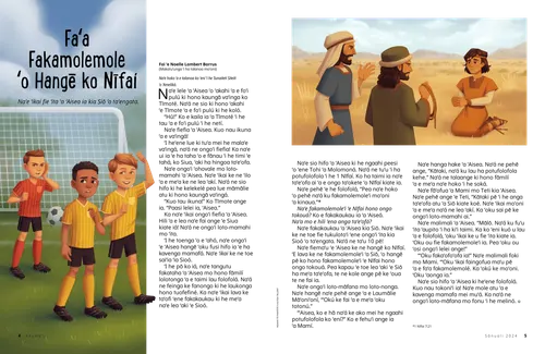 Talanoa PDF ʻo ha fānau tangata ʻe toko tolu ʻoku nau vaʻinga soka, pea mo Nīfai mo hono ngaahi tokouá