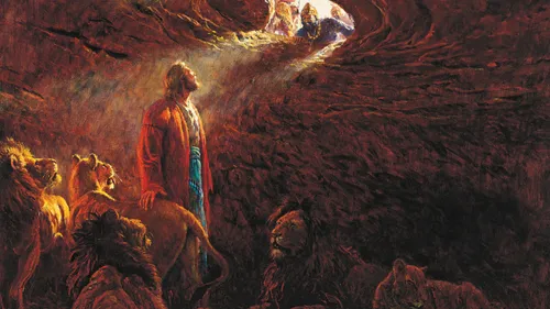 Daniel and the lion’s den