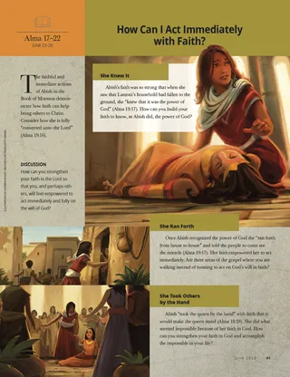 How can I act immediately with faith