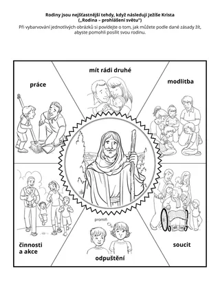 stránka s činností pro děti