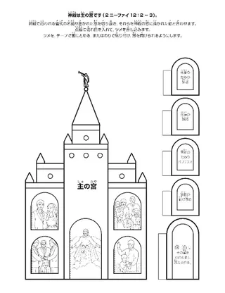 活動ページ：神殿は主の宮であることを知っています。