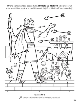 Samuel the Lamanite coloring page