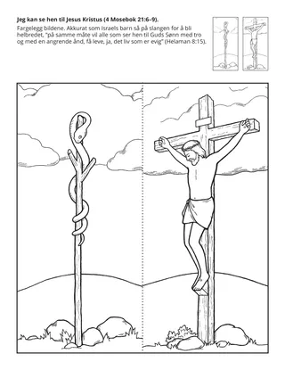 aktivitetsside: Jeg kan se hen til Jesus Kristus