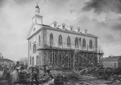 Opførelsen af templet i Kirtland