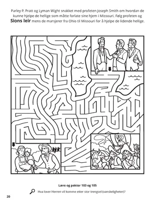 Zion’s Camp coloring page