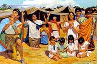 The people were sorry for their sins