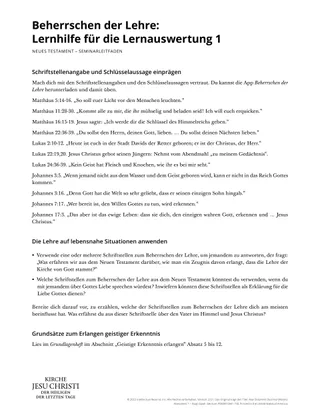 New Testament Seminary Teacher Manual - 2023