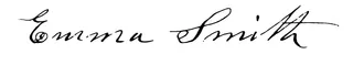 Emma Smith’s signature