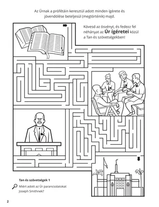 Doctrine, Covenants, and Commandments coloring page