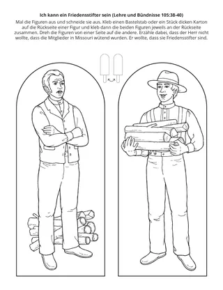 Seite mit der Aktivität: Ich kann ein Friedensstifter sein