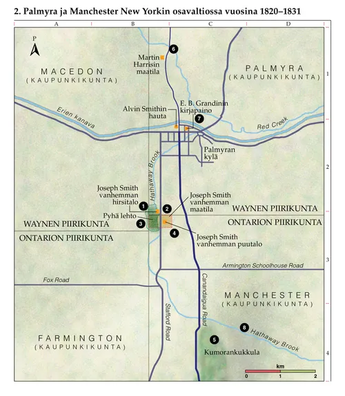 Kirkon historian kartta 2