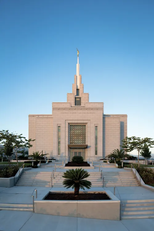 The stairs leading to the entrance to the Tegucigalpa Honduras Temple.