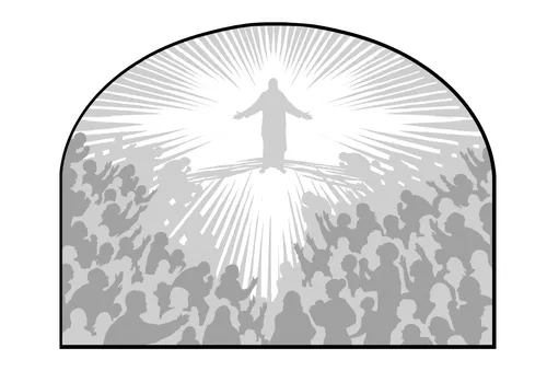 Savior appearing in the spirit world