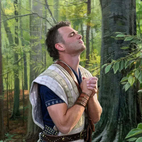 Nephi praying