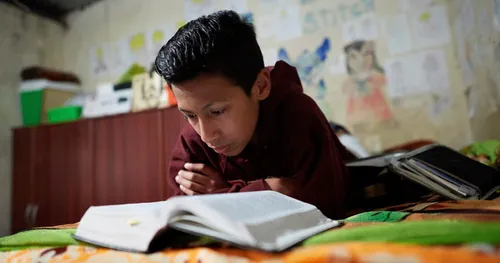 batan-ong lalaki nga nagtuon sa mga kasulatan