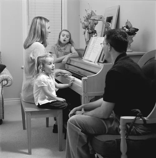 family singing