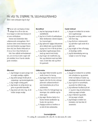 self reliance evaluation