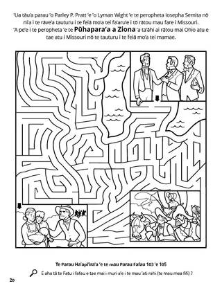 Zion’s Camp coloring page