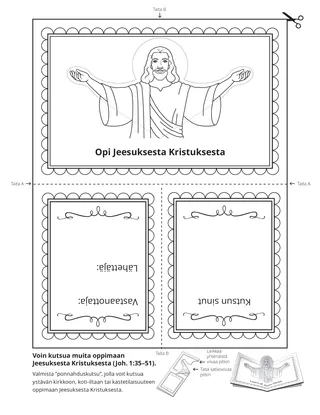 tehtäväsivu: Opin Jeesuksesta Kristuksesta
