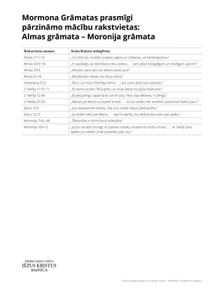handout doctrinal mastery alma-moroni
