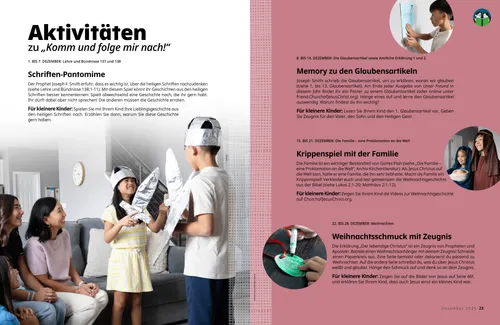 PDF: Ein Kind malt einen Weihnachtsanhänger an