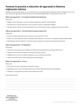 Punerea în practică a măsurilor de siguranță la folosirea mijloacelor tehnice