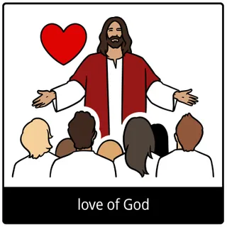 love of God gospel symbol