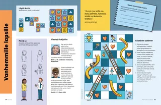 PDF-sivu, jossa on erilaisia tehtäviä ja lainauksia