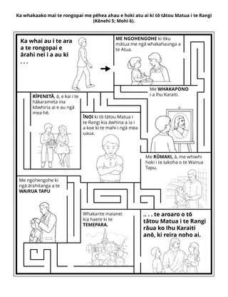 Whārangi mahi Paraimere: Ka whakaako te rongopai i ahau me pēhea e hoki atu ai ki tō tātou Matua i te Rangi